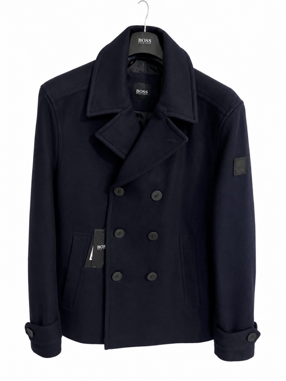 HUGO BOSS Navy 
H-Hyde-Pcoat size US38R
